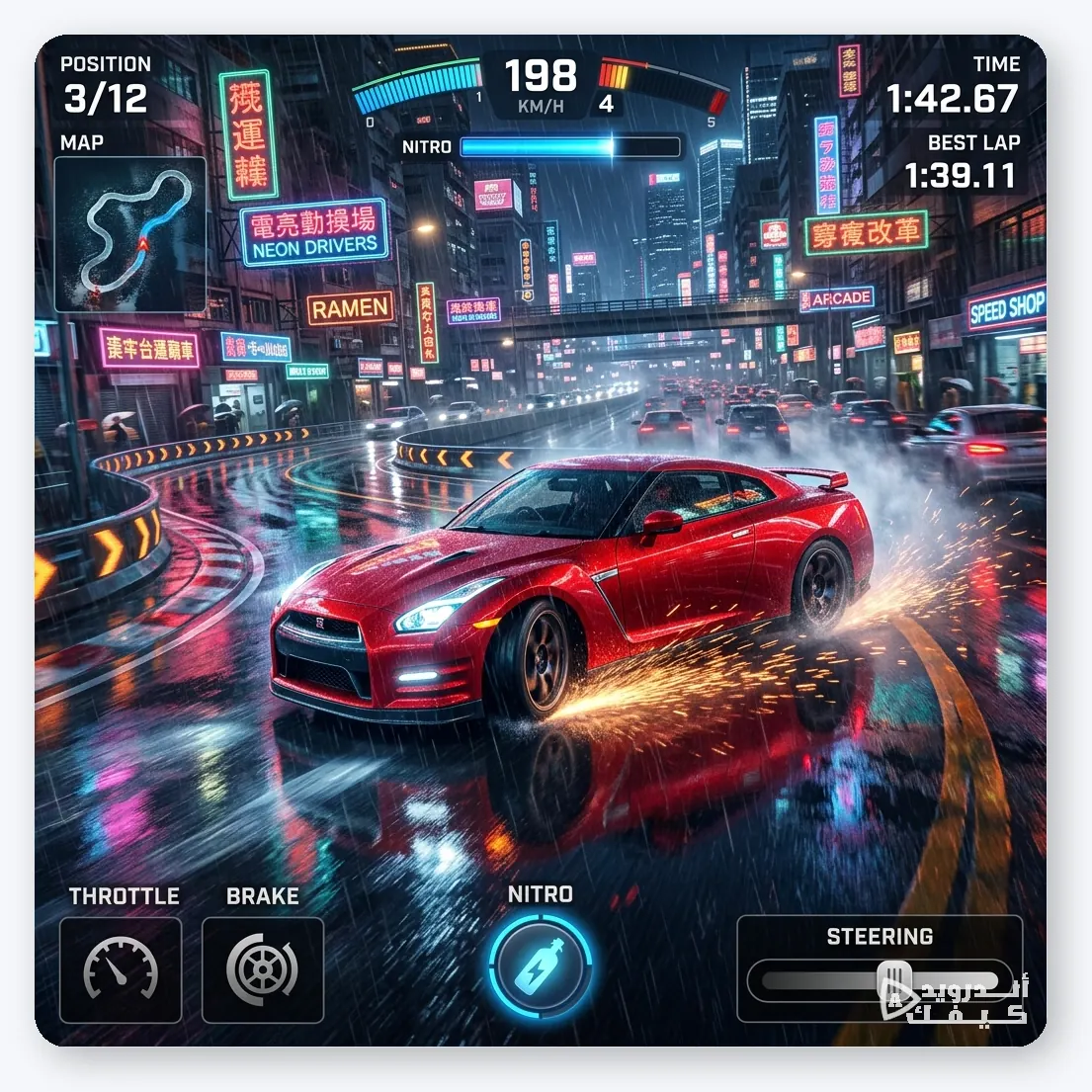 أفضل ألعاب سباق سيارات واقعية للأندرويد لعبة Asphalt 9 Legends