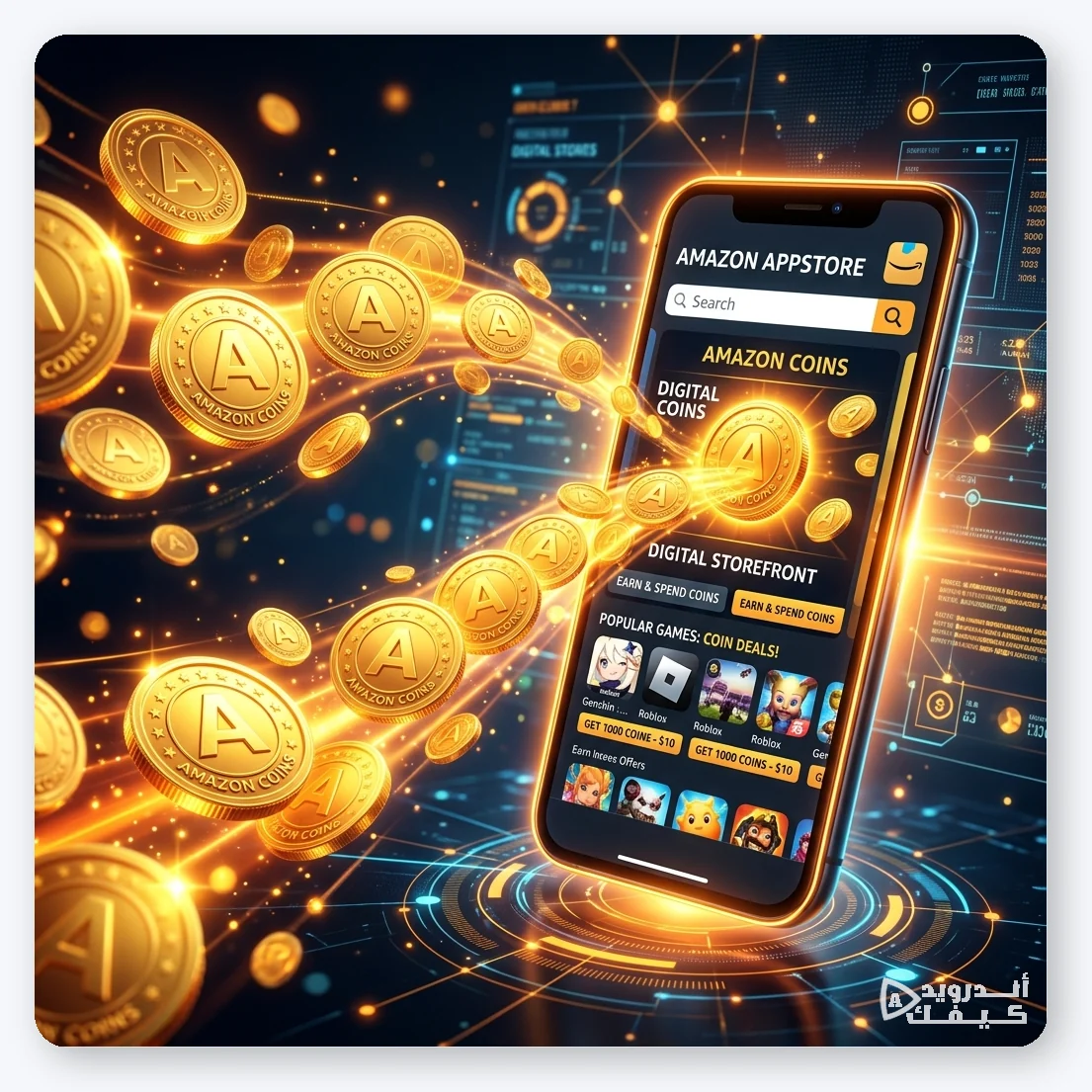 استخدام Amazon Coins لشراء التطبيقات