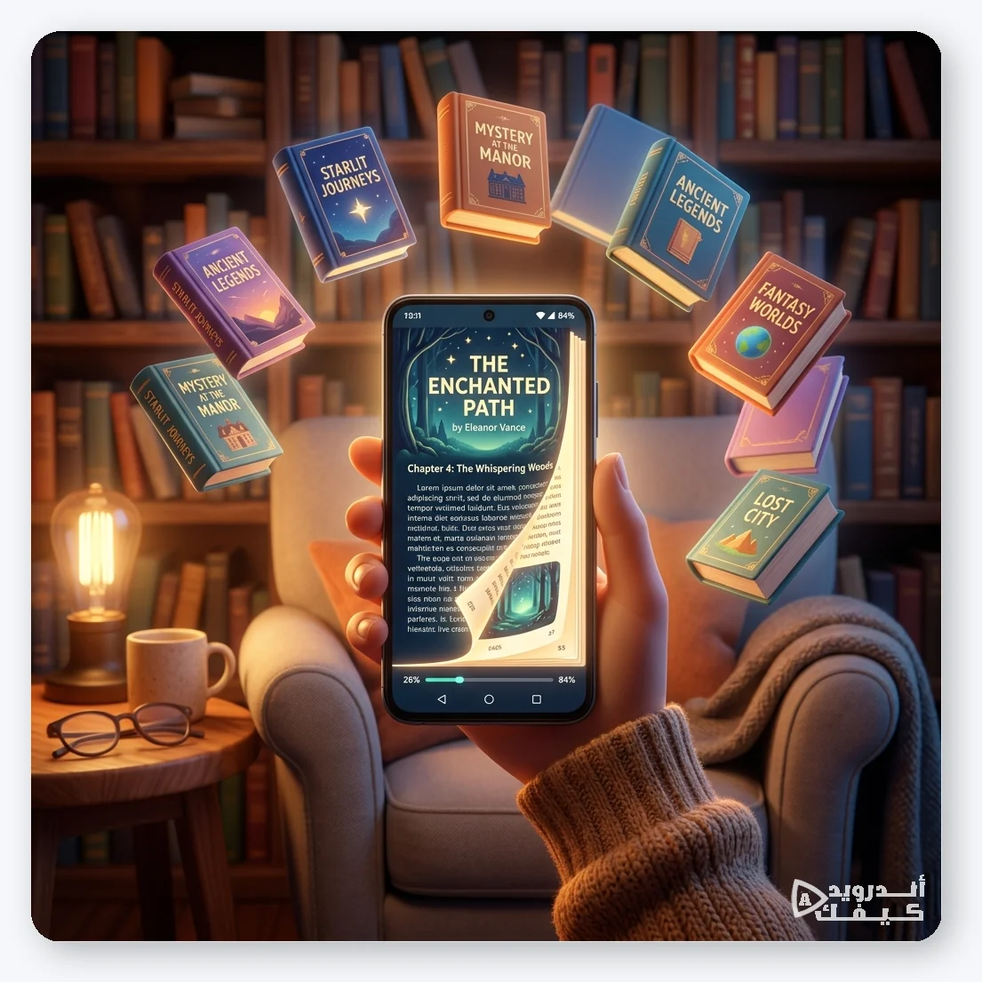 القراءة الرقمية عبر تطبيقات الكتب الإلكترونية على أندرويد