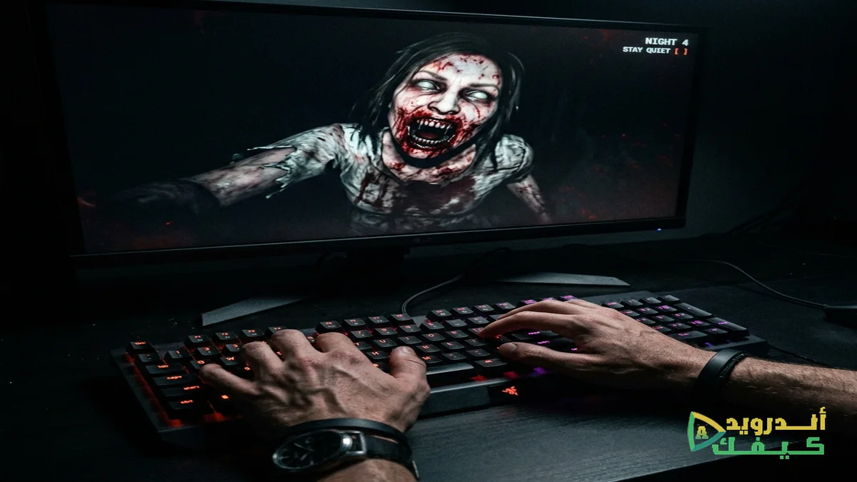لعب ألعاب الرعب في الظلام