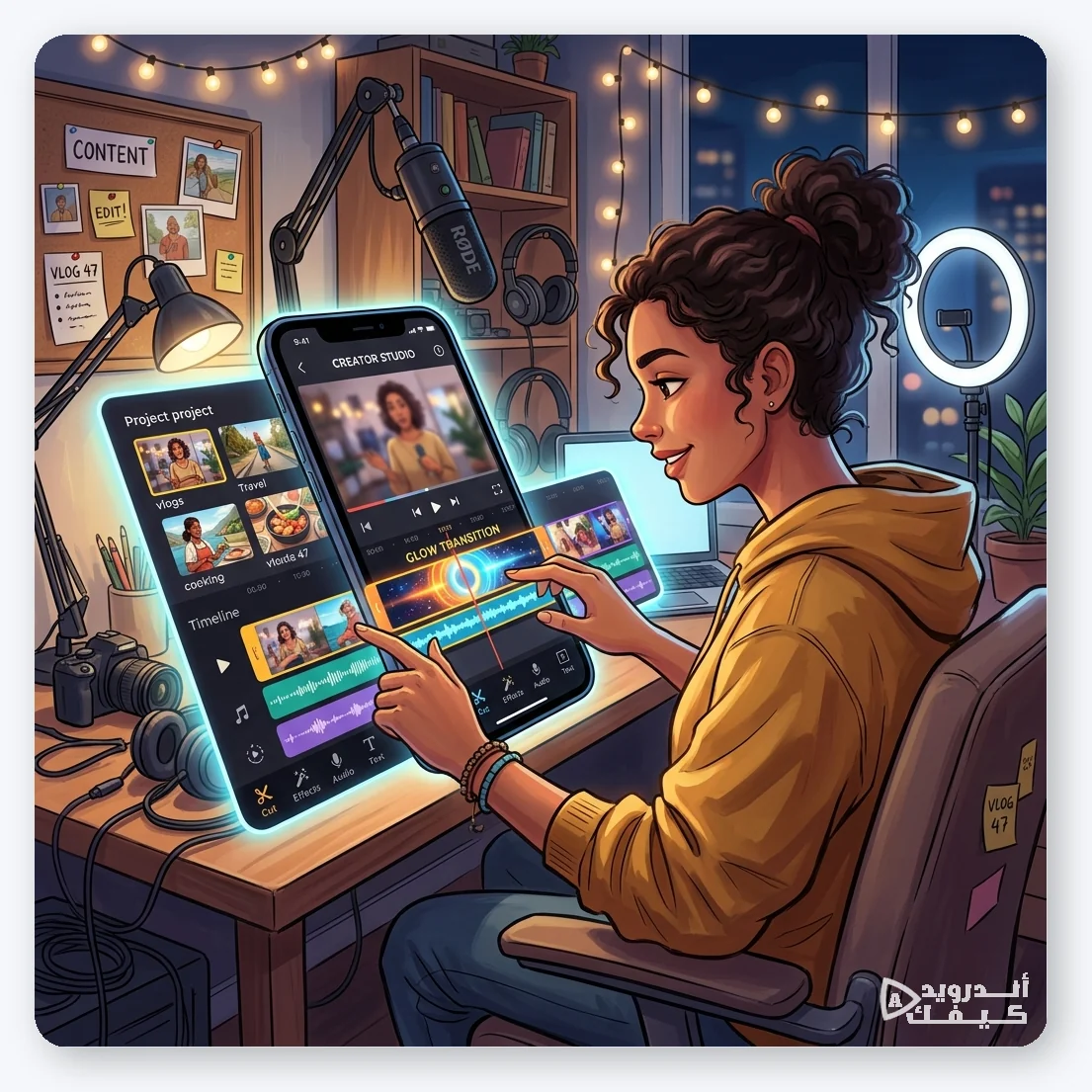 تعديل الفيديو باحترافية على الجوال