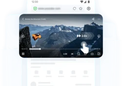 UC Browser القديم الأزرق: جرّب إيماءات الفيديو في النسخة الحالية