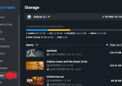 قبل تحميل GTA 5 مجددًا: انقلها إلى قرص آخر من Steam