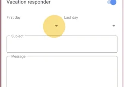 رد الإجازة في Gmail: اضبط الحساب والتاريخ قبل الغياب