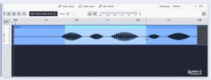 تقليل الضوضاء في Audacity: عينة صحيحة وكلمات أوضح